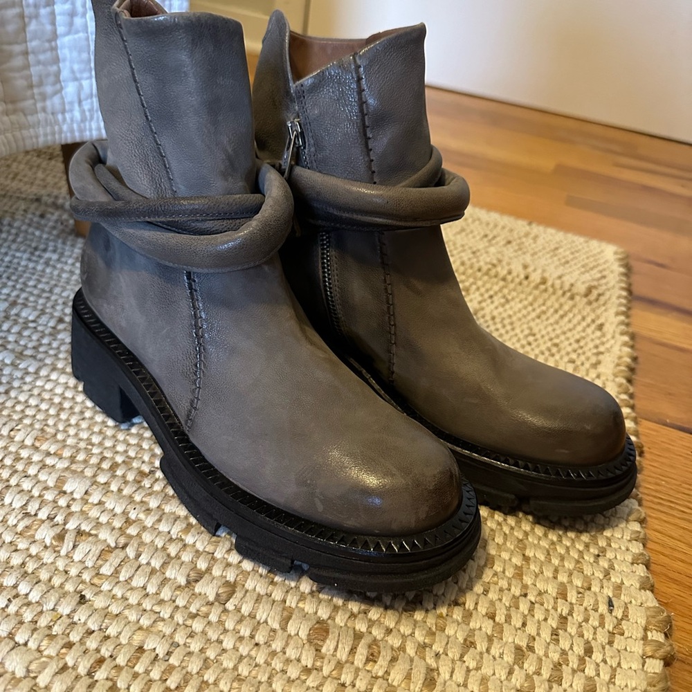 A.S.98 Linder Leather Ankle Boots